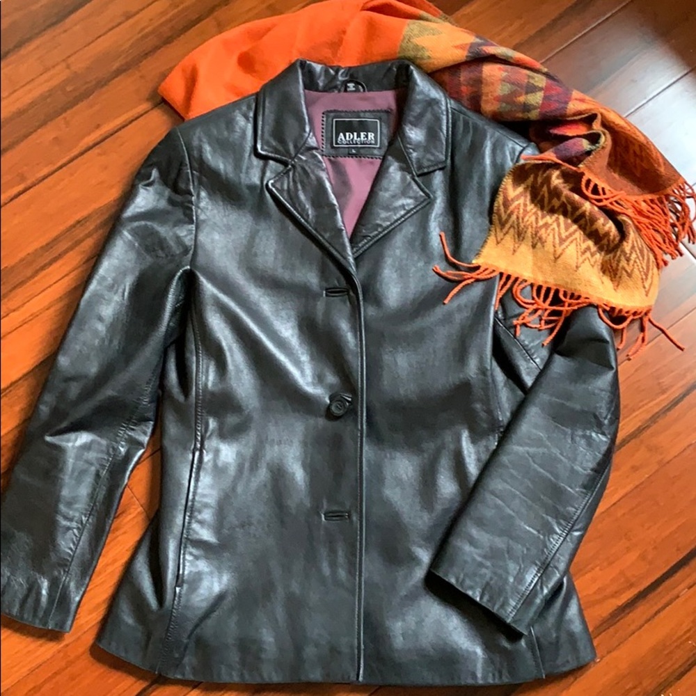 Leather Car Coat 🚘